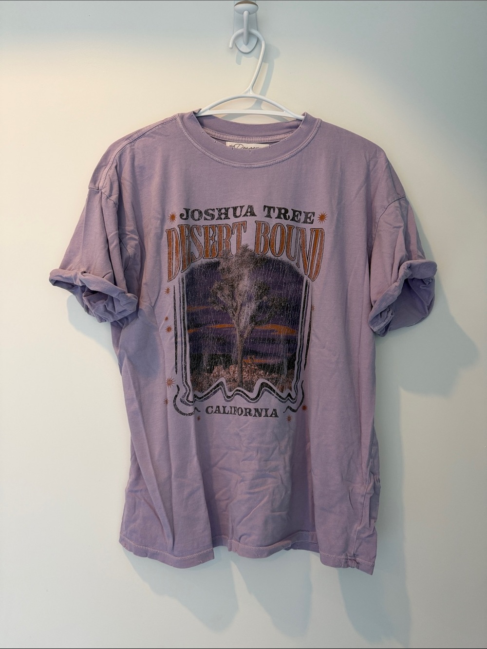 Girl Dangerous Lavender Joshua Tree Desert Bound Graphic Tee